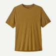 Front view of Patagonia Capilene Cool Ultra Shirt men's in Bobcat Brown x-dye colour