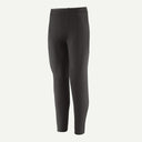 Front view of Patagonia's Men Capilene Lightweight Bottoms in black colour