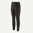 Front view of Patagonia's Women Capilene Lightweight Bottoms in black colour