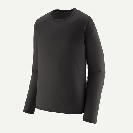 Front view of Patagonia Capiline Lightweight Crewneck Men's in black colour