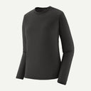 Front view of Patagonia Capilene Lightweight Crewneck Women's in black colour