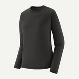 Front view of Patagonia Capilene Lightweight Crewneck Women's in black colour