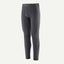 Front view of Patagonia's Men Capilene Thermal weight Bottoms in Smolder blue colour