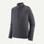 Front view of Patagonia's Weight Zip-Neck in Smolder Blue colour