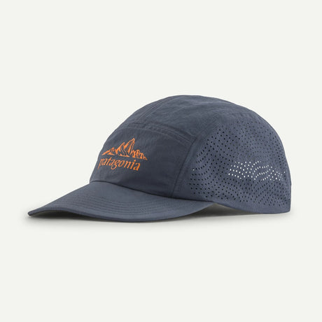 Side view of Patagonia Maclure Snow Touring Hat in Cloud Crag Crest: Summit Blue colour