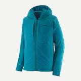 Front view of Patagonia's Nano-Air light hoody men's in glacial blue colour