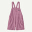 Front view of Patagonia outdoor everyday overalls women's in light violet colour