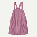Front view of Patagonia outdoor everyday overalls women's in light violet colour