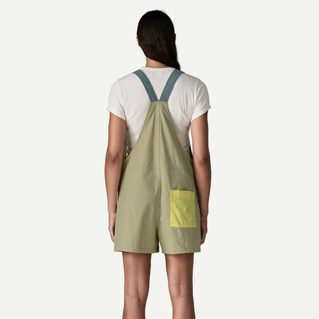Back on-model view of Patagonia outdoor everyday overalls women's