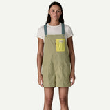 Front on-model view of Patagonia outdoor everyday overalls women's
