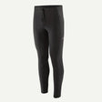 Front view of Patagonia's Men's Peak Mission Tights 28" in black colour