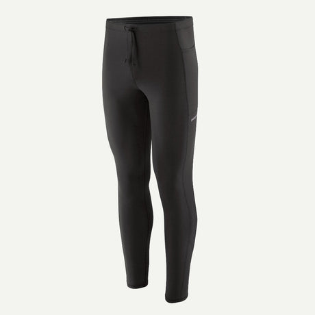 Front view of Patagonia's Men's Peak Mission Tights 28" in black colour