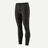 Front view of Patagonia Peak Mission Tights Women's in black colour