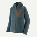 Front view of Patagonia R1 Air Full-Zip Hoody men's in summit blue colour