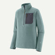 Front view of Patagonia R1 Air Zip-Neck Men's in Blue Sage colour