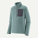 Front view of Patagonia R1 Air Zip-Neck Men's in Blue Sage colour
