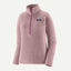 Front view of Patagonia R1 Air Zip-Neck Women's in Quiet Violet colour