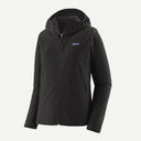 Front view of Patagonia Women's R1® CrossStrata Hoody in Black colour