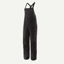 Front view of Patagonia's Snow Drifter Bibs for women in black colour