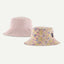 Reversible views of Patagonia Sun Bucket Hat Baby in fruity times: quiet violet