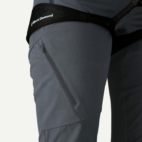 Pocket detail of Patagonia women's terravia alpine pants