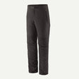 Front view of Patagonia men's terravia alpine pants in black colour