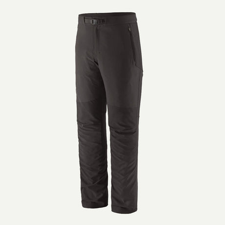 Front view of Patagonia men's terravia alpine pants in black colour