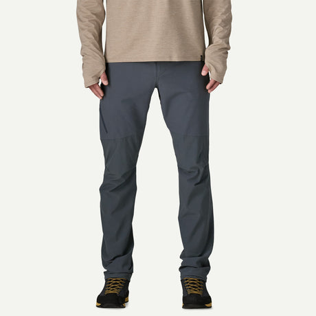 Front view on-model of Patagonia men's terravia alpine pants