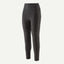 Front view of Patagonia's women's terravia peak tights in black colour