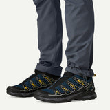 Adjustable cuff detail view of Patagonia Terravia Trail Pants men's in smolder blue colour