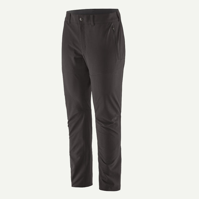 Front view of Patagonia Terravia Trail Pants women's in black colour