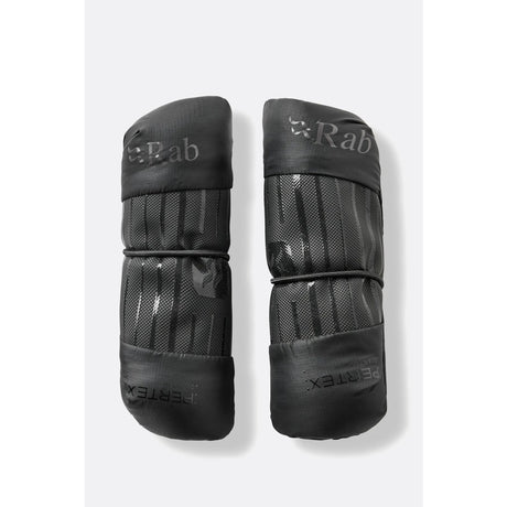 Packed view of Rab Microlight Hut slippers in black colour
