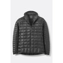Front view of Rab Mythic Alpine Jacket Men's in black colour