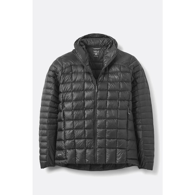 Front view of Rab Mythic Alpine Jacket Men's in black colour