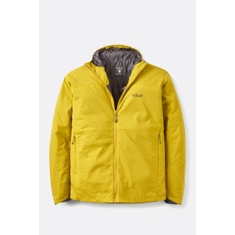 Front view of Rab Xenair Alpine Light  Jacket Men's in dark pollen colour
