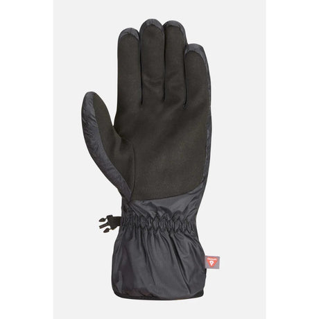 Palm view of Rab Endurance gloves in black colour