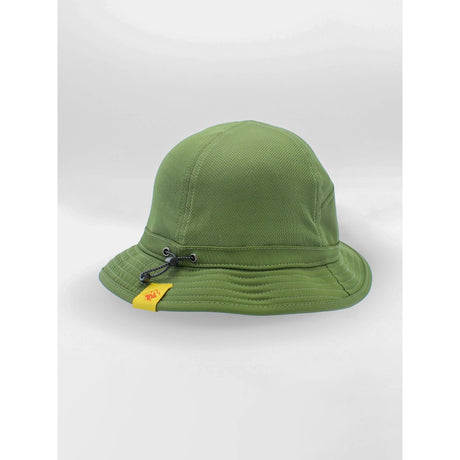 Back view of Rabbit bucket hat in chive colour