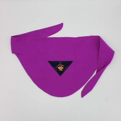 Logo view of the rabbit chill wrap in purple cactus flower colour
