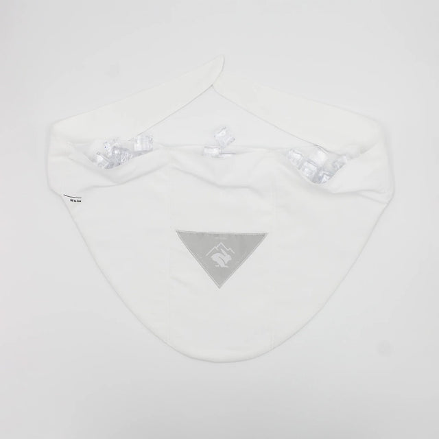 Logo view of the rabbit chill wrap in white colour filled with ice