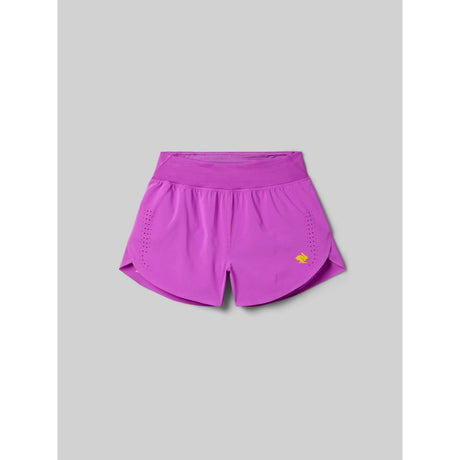 Front view of Rabbit float n' fly shorts for women in purple cactus flower colour