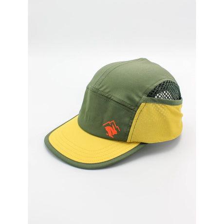Side view of Rabbit ice hat in chive colour