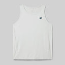 Front view of rabbit Ice perf tank men's in quiet gray colour