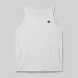 Front view of rabbit Ice perf tank men's in quiet gray colour