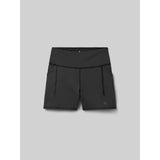 Front view of Rabbit speed leggy high rise 4" women's in black colour