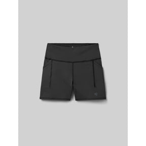 Front view of Rabbit speed leggy high rise 4" women's in black colour