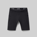 Front view of Rabbit Speedsters shorts for men in black colour