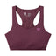 Front view of rabbit's strappy pocket bra in mauve colour