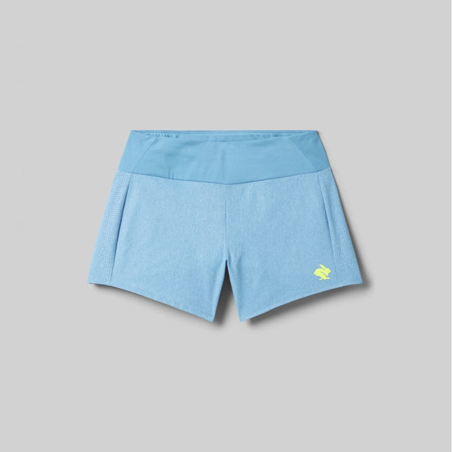 Front view of rabbit tried N' true 4" women's shorts in allure colour