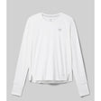 Front view of rabbit UPF Tee LS Women's shirt in Snow White colour