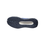 Sole view of Salomon Aero GRVL WP kids' in maritime blue/Silver Cloud/Bluing colour